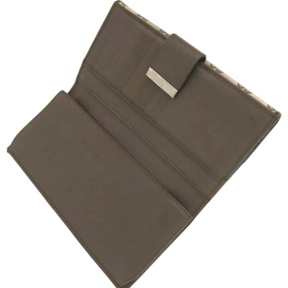 232186BG (L1) Gucci Wallet Long Brown PVC - Picture 5 of 9